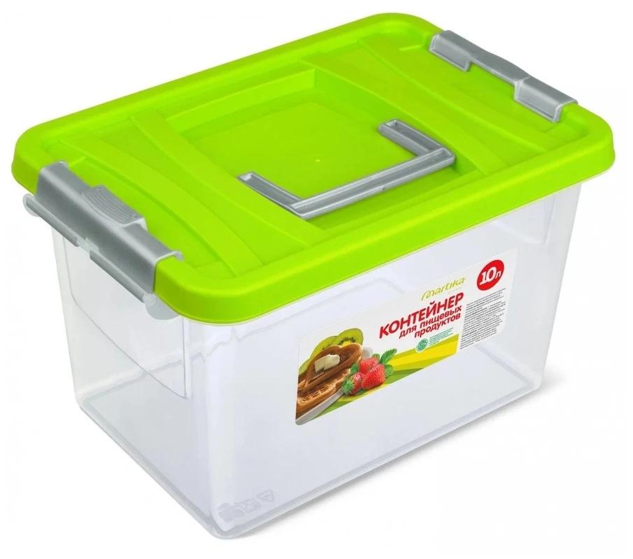 Контейнер д/хранения 10 л С207П с защелкой