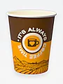 Стакан бумажный 250 мл для горячих напитков Coffee time ИП/50/1000 - фото 1