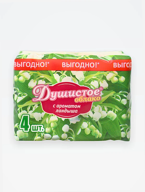 Мыло туалетное "Душистое облако" НМЖК 4х70 г / 18