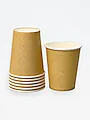 Стакан бумажный 250 мл для гор. напитков Крафт ВБ (PAPERCUP250-CR) /100 (171114240/2406930758)   - фото 4