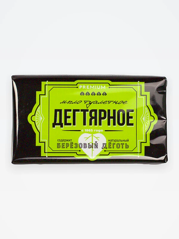Мыло туалетное твердое "ДЕГТЯРНОЕ" 140 г / 40