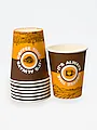 Стакан бумажный 250 мл для горячих напитков COFFE коричневый / 50 / 1000 - фото 5