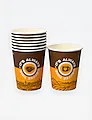 Стакан бумажный 250 мл для горячих напитков COFFE коричневый / 50 / 1000 - фото 3