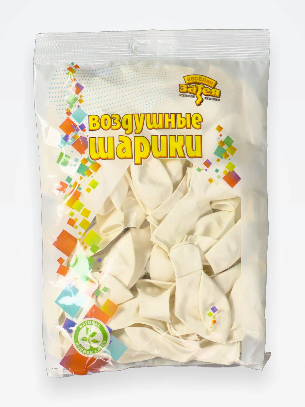 Е 10" Пастель White 50 шт/уп