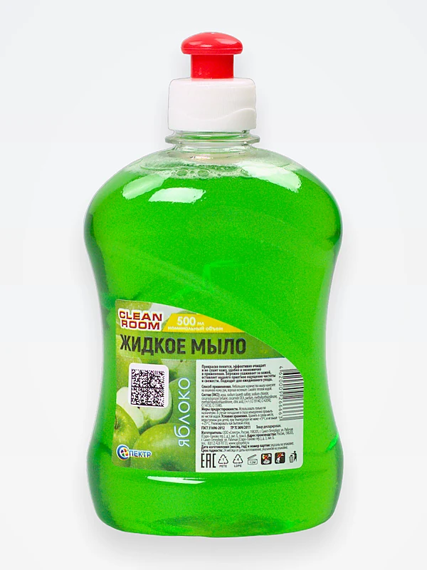 Жидкое мыло «CLEAN ROOM» Яблоко 500мл. / 24 ЧЗ