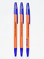 Ручка шарик. R-301 Orange синяя ЕК /50 - фото 1