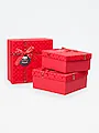 Коробка квадрат набор из  3шт. 19х19х9,5х17х17х8-15х15х6,5см  - фото 9