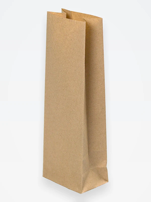 Пакет бумажный 80х50х230 крафт 70 г/м2 /100/ 1500