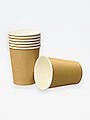 Стакан бумажный 250 мл для гор. напитков Крафт ВБ (PAPERCUP250-CR) /100 (171114240/2406930758)   - фото 2