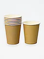 Стакан бумажный 250 мл для гор. напитков Крафт ВБ (PAPERCUP250-CR) /100 (171114240/2406930758)   - фото 3