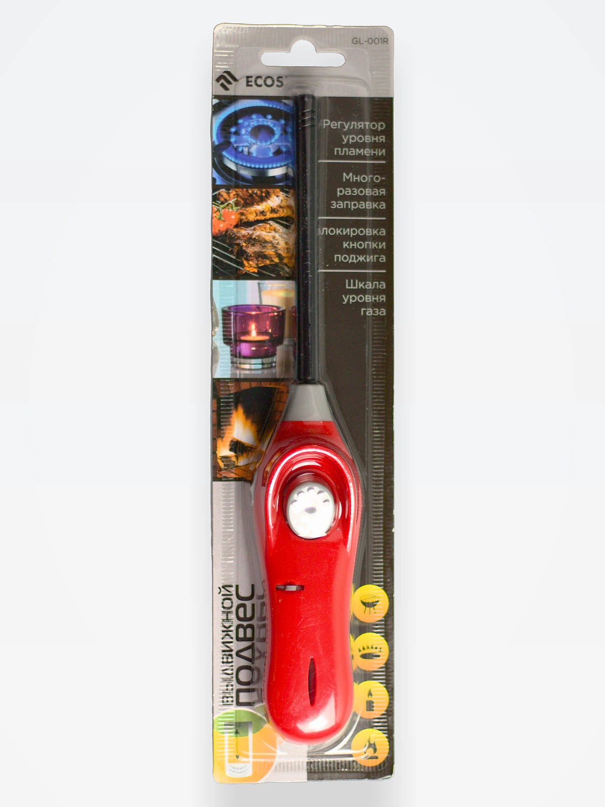 Зажигалка газ. для плит ECOS GL-001R (36370) /24