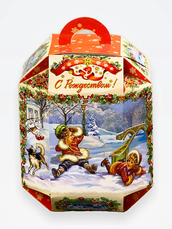Коробка "Фонарик "Винтаж", УФ 800 гр.