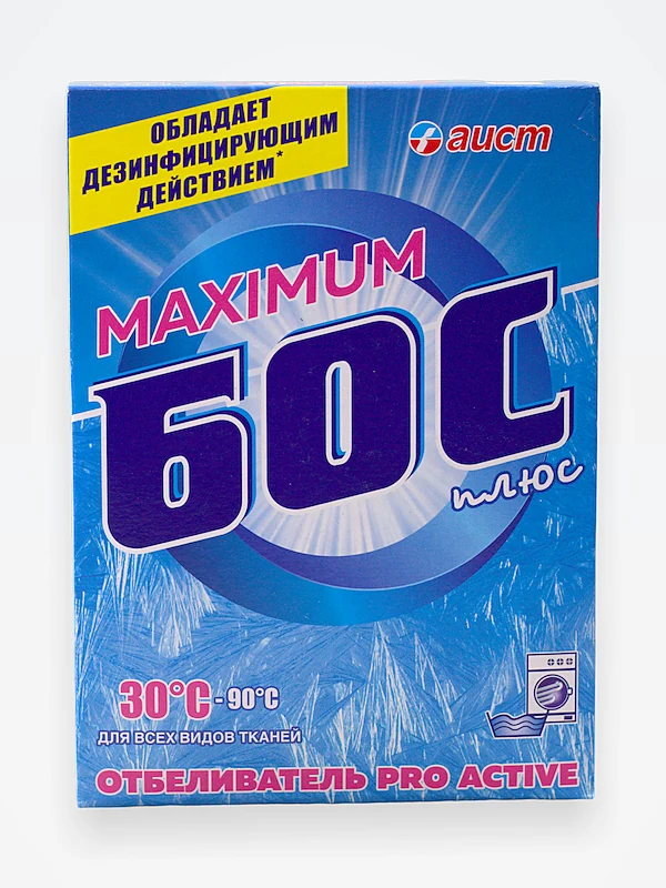 Средство отбеливающее "БОС" - плюс maximum 30х600г. / 30 ЧЗ