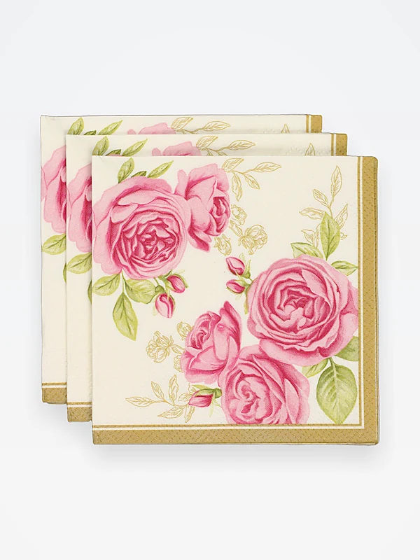 Салфетки ART Bouquet 24х24 см 3-сл 25 л / 15