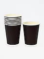 Стакан бумажный 250 мл для гор. нап. Черный ВБ (PAPERCUP250-BL) /100/ 1000 (171114402/2407054756)   - фото 3
